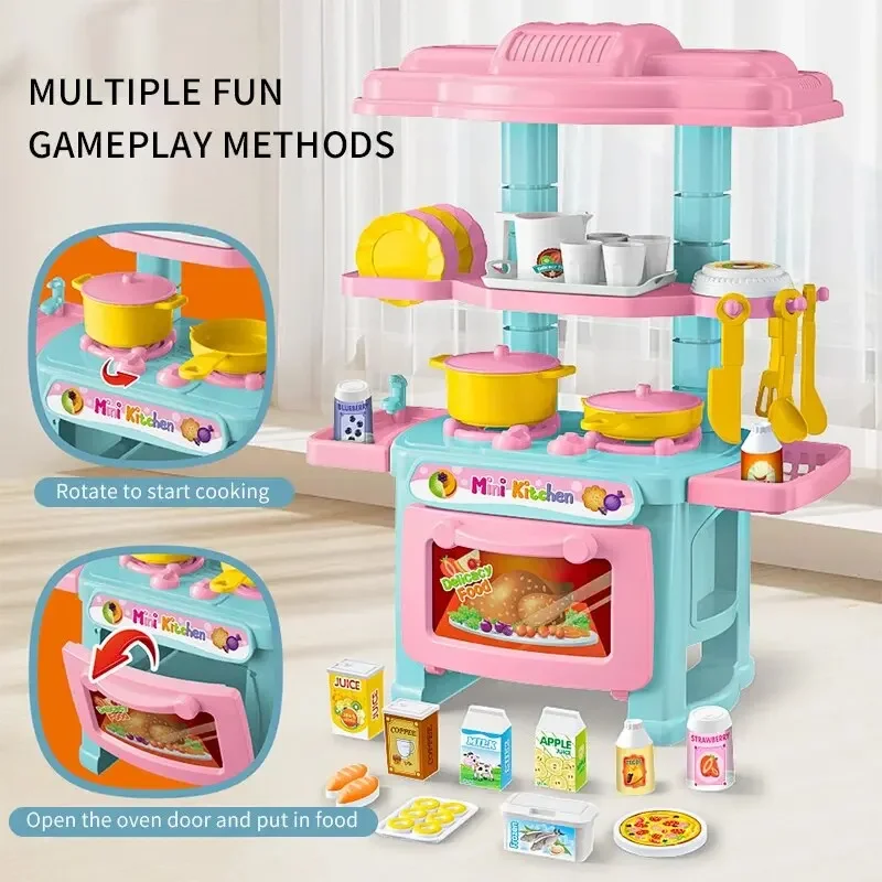 Kids Toys Kitchen Set - Мини-набор для кухни: игровой столик с