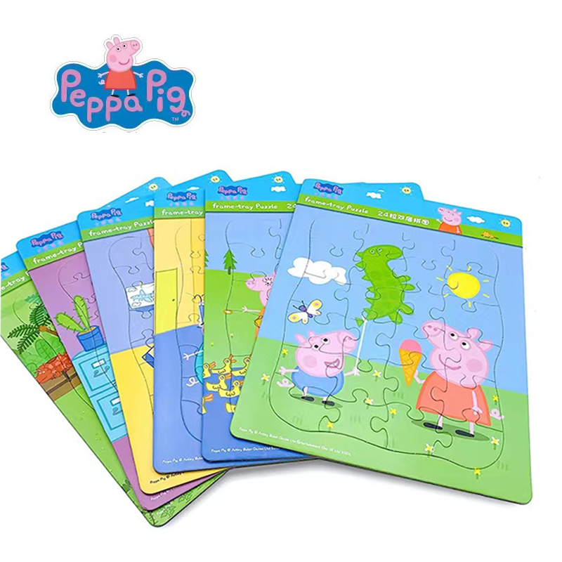 Kids Toys 3 Year Old - Фигурки свинки Пеппы, мини-пазлы, развивающие игрушки,