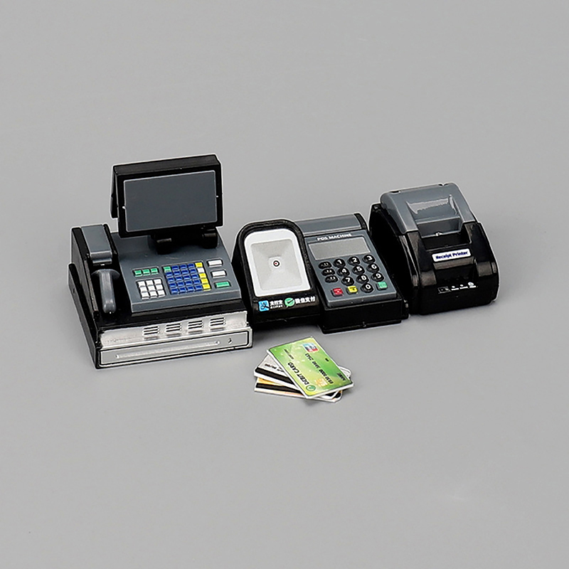 Toy Cash Register - 【F】Кассовый аппарат для мини-супермаркета в кукольном