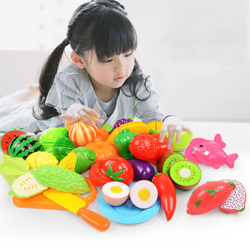 Kids Toys Kitchen Set - Детский набор игрушек для нарезки фруктов