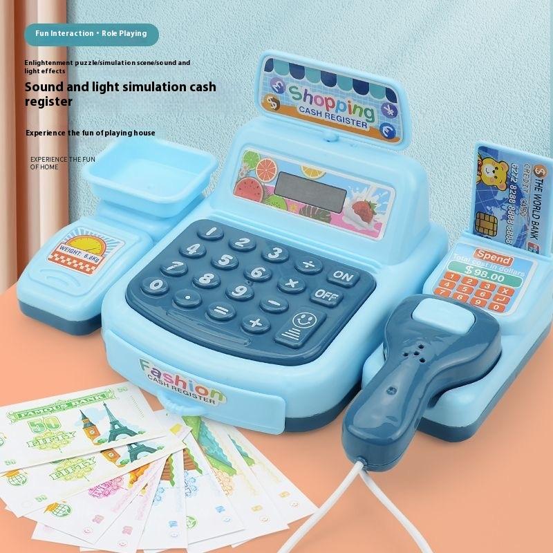 Toy Cash Register - Новый·1 комплект электронной игровой кассы с