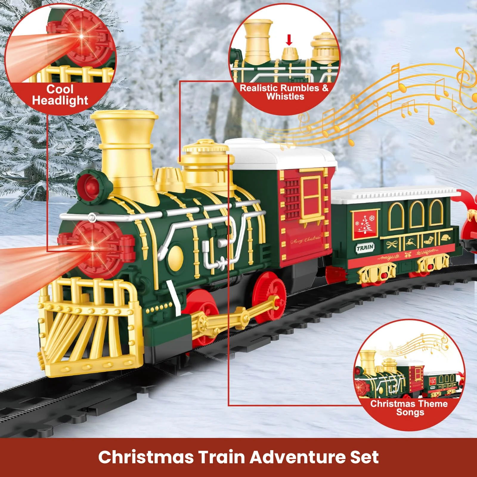 Рождественский набор поездов М – обзор и цена Kids Toys Xmas